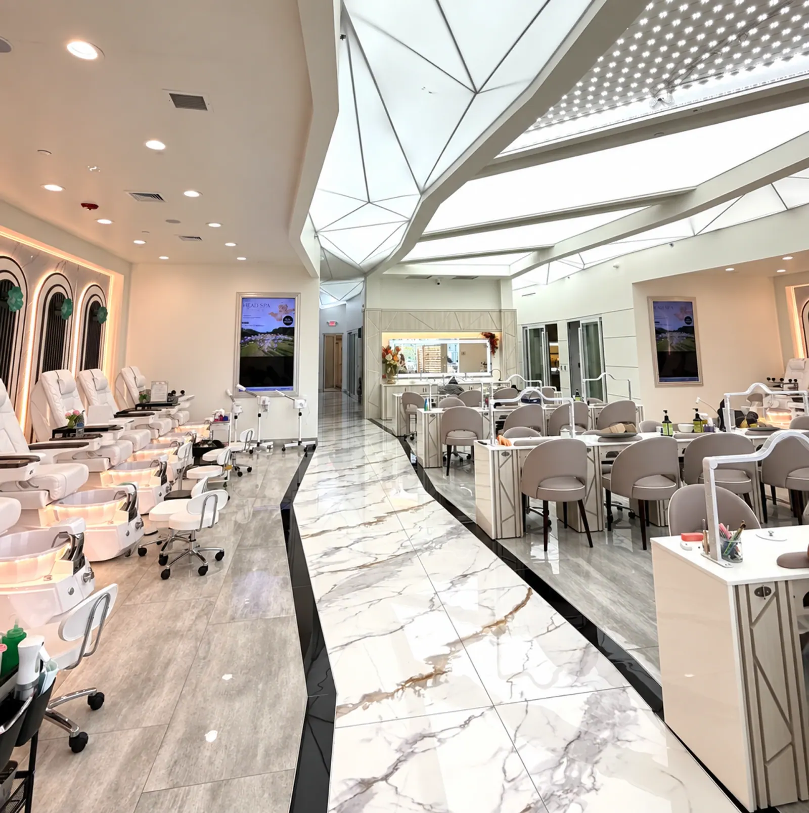 The nail lounge at Innovate Salon & Spa